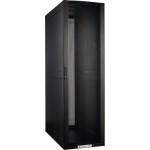 Шкаф коммутационный Lanmaster LAN-DC-CBP-xxU-8xy (LAN-DC-CBP-42UX6X12) напольный 42U 600x1200мм пер.дв.перфор. задн.дв.перфор. 4 бок.пан. 1500кг черный 101кг 1992мм металл