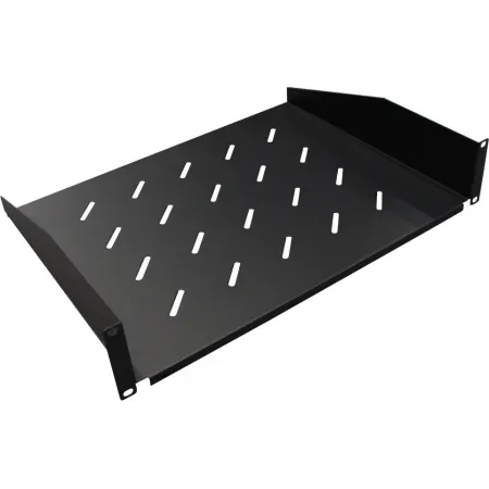 Полка стационарная Lanmaster TWT-CB-SF300-1U/18 1U нагр.:18кг. 19" 300мм черный (упак.:1шт)