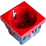 Розетка Lanmaster NM-EL45X45-RD настенная встраиваемая 45x45x41мм без крышки Mosaic красный Розетка Lanmaster NM-EL45X45-RD настенная встраиваемая 45x45x41мм без крышки Mosaic красный