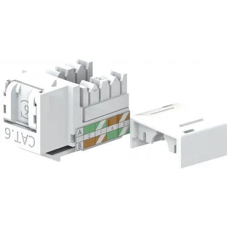 Модуль Lanmaster LAN-OK45U6/90P-WH информ. KeystoneRJ45 кат.6 UTP бел. Модуль Lanmaster LAN-OK45U6/90P-WH информ. KeystoneRJ45 кат.6 UTP бел.