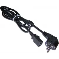 Шнур питания Lanmaster LAN-PP13/SHA-3.0-BK C13-Schuko проводник.:3x0.75мм2 3м 220В 10А черный