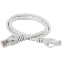 Патч-корд ITK PC01-C5EUL-1M5 UTP RJ-45 вил.-вилка RJ-45 кат.5E 1.5м серый LSZH (уп.:1шт)