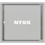 Шкаф коммутационный NTSS Lime (NTSS-WL9U5545GS) настенный 9U 550x450мм пер.дв.стекл несъемн.бок.пан. 30кг серый 370мм 12кг 110град. 500мм IP20 укомплектованный