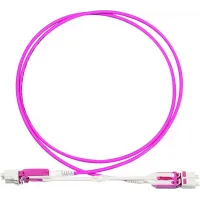 Патч-корд Lanmaster LAN-2LC-2LC/OS2H-1.0 2x9/125 OS2 LC дуплекс-LC дуплекс 1м LSZH желтый