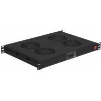 Модуль вентиляторный NTSS (NTSS-FAN4/19T-BL) 4 вент. черный (упак.:1шт)
