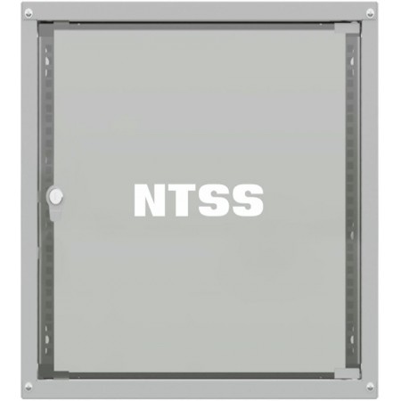 Шкаф коммутационный NTSS Lime (NTSS-WL15U5560GS) настенный 15U 550x600мм пер.дв.стекл несъемн.бок.пан. 30кг серый 520мм 22.1кг 110град. 770мм IP20 сталь