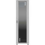 Шкаф коммутационный NTSS Премиум (NTSS-R22U6060GS) напольный 22U 600x600мм пер.дв.стекл металл 900кг серый 510мм 47.4кг 1102мм IP20 сталь