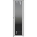 Шкаф серверный NTSS Премиум (NTSS-R22U60100GS) напольный 22U 600x1000мм пер.дв.стекл металл 900кг серый 910мм 60.5кг 1102мм IP20 сталь