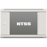 Шкаф коммутационный NTSS Премиум (NTSS-W15U6045GS-2) настенный 15U 600x450мм пер.дв.стекл 60кг серый 365мм 27кг 220град. 770мм IP20 сталь