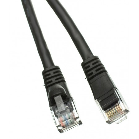 Патч-корд NTSS NTSS-PC-UTP-RJ45-5e-2.0-LSZH-BL NTSS-PC-UTP-RJ45-5E-2.0-LSZH UTP RJ-45 вил.-вилка RJ-45 кат.5E 2м черный LSZH (уп.:1шт) 26AWG