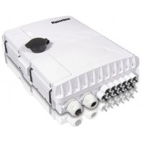 Бокс Hyperline FO-WBI-12A-GY 12xLC дупл. 9/125 OS1/OS2 (упак.:1шт)