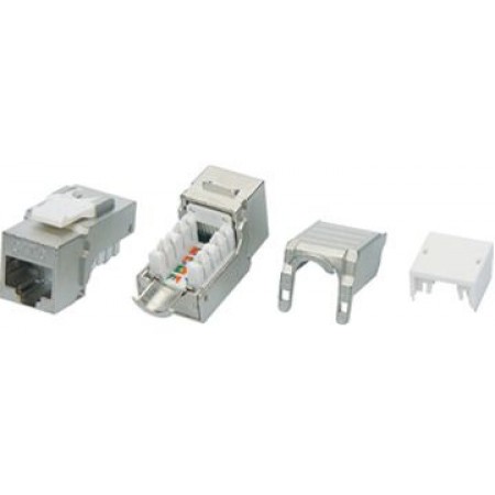 Модуль Hyperline KJ9-8P8C-C6-90-SH-F информ. KeystoneRJ45 кат.6 бел.