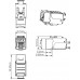 Модуль Hyperline KJ9-8P8C-C6-90-SH-F информ. KeystoneRJ45 кат.6 бел.