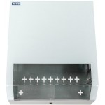 Шкаф коммутационный NTSS (NTSS-SOHO5U) настенный 5U 520x140мм пер.дв.стекл несъемн.бок.пан. 80кг белый 11кг 480мм IP20 металл