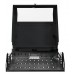 Шкаф коммутационный NTSS (NTSS-SOHO5U-BL) настенный 5U 520x140мм пер.дв.стекл несъемн.бок.пан. 80кг черный 11кг 480мм IP20 металл