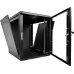 Шкаф коммутационный ЦМО (ШРН-М-12.500-9005) настенный 12U 600x520мм пер.дв.стекл 130кг черный 456мм 21.6кг 180град. 610мм IP20 сталь