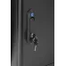 Шкаф коммутационный ЦМО (ШРН-М-12.500-9005) настенный 12U 600x520мм пер.дв.стекл 130кг черный 456мм 21.6кг 180град. 610мм IP20 сталь