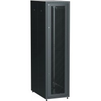 Шкаф серверный ITK (LE05-42U61-PM) напольный 42U 600x1000мм пер.дв.перфор. металл 2 бок.пан. 700кг черный 900мм 120град. 2000мм IP00 сталь Шкаф серверный ITK (LE05-42U61-PM) напольный 42U 600x1000мм пер.дв.перфор. металл 2 бок.пан. 700кг черный 900мм 120град. 2000мм IP00 сталь