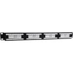 Патч-панель NTSS NTSS-PP-1U-24-UTP-RJ45-5E-D 19" 1U 24xRJ45 кат.5E UTP