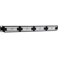 Патч-панель NTSS NTSS-PP-1U-24-UTP-RJ45-5E-D 19" 1U 24xRJ45 кат.5E UTP