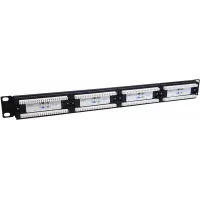 Патч-панель NTSS NTSS-PP-1U-24-UTP-RJ45-6-D 19" 1U 24xRJ45 кат.6 UTP