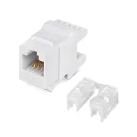 Модуль NTSS NTSS-KJ-UTP-RJ45-5E-180-WT информ. KeystoneRJ45 кат.5E UTP бел.