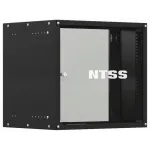 Шкаф коммутационный NTSS Lime (NTSS-WL15U5545GS-BL) настенный 12U 550x450мм пер.дв.стекл несъемн.бок.пан. 30кг черный Шкаф коммутационный NTSS Lime (NTSS-WL15U5545GS-BL) настенный 12U 550x450мм пер.дв.стекл несъемн.бок.пан. 30кг черный