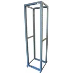 Стойка двухрамная NTSS NTSS-2POR24U/600-1000 24U 550ммx1000мм 600кг серый