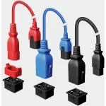 Кабель RakTek P-Lock RTPCL192010B C19-C20 проводник.:3x2.5мм2 1м синий