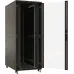 Шкаф серверный Hyperline (TTBR-4281-AS-RAL9004) напольный 42U 800x1000мм пер.дв.стекл задн.дв.спл.стал.лист 4 бок.пан. 1000кг черный 910мм 140.8кг 2055мм IP20 сталь