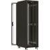 Шкаф коммутационный Hyperline (TTBR-4268-DD-RAL9004) напольный 42U 600x800мм пер.дв.перфор. задн.дв.перфор. 2 бок.пан. 800кг черный 710мм 2055мм IP20 сталь