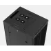 Шкаф серверный Hyperline (TTBR-4262-DD-RAL9004) напольный 42U 600x1200мм пер.дв.перфор.2ств. задн.дв.перфор.2-хст. 2 бок.пан. 800кг черный 1110мм IP20 сталь