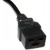 Шнур питания Lanmaster LAN-PP19/20-0.5-BK C19-C20 проводник.:3x1.5мм2 0.5м 250В 16А (упак.:1шт) черный