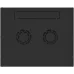 Шкаф коммутационный NTSS Lime (NTSS-WL9U5560GS-BL) настенный 9U 550x600мм пер.дв.стекл несъемн.бок.пан. 30кг черный 500мм 15кг 110град. 500мм IP20 сталь