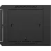 Шкаф коммутационный NTSS NTSS-W12U6045GS (NTSS-W12U6045GS-BL) настенный 12U 570x450мм пер.дв.стекл 60кг черный 350мм 22.2кг 220град. 635мм IP20 сталь