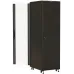 Шкаф серверный Hyperline (TTBR-4261-AS-RAL9004) напольный 42U 600x1000мм пер.дв.стекл задн.дв.спл.стал.лист 2 бок.пан. 800кг черный 910мм 2055мм IP20 сталь