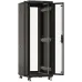 Шкаф серверный Hyperline TTBR-3261-DD-RAL9004 напольный 32U 600x1000мм пер.дв.перфор. задн.дв.перфор. 2 бок.пан. 1000кг черный 910мм 84.2кг 1610мм IP20 сталь