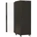 Шкаф серверный Hyperline TTBR-3268-AS-RAL9004 напольный 32U 600x800мм пер.дв.перфор. задн.дв.спл.стал.лист 2 бок.пан. 1000кг черный 710мм 94.5кг 1610мм IP20 сталь