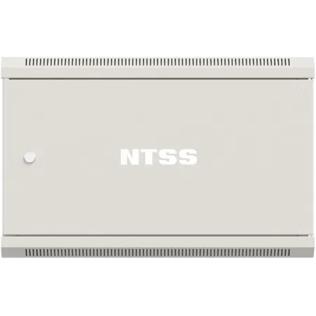 Шкаф коммутационный NTSS Премиум (NTSS-W6U6045FD) настенный 6U 570x450мм пер.дв.металл 60кг серый 350мм 18кг 220град. 370мм IP20 сталь