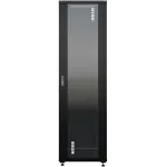 Шкаф коммутационный NTSS Премиум (NTSS-R42U6060GS-BL) напольный 42U 600x600мм пер.дв.стекл металл 900кг черный 510мм 86кг 1987мм IP20 сталь