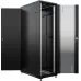 Шкаф серверный NTSS Премиум (NTSS-R42U80100GS-BL) напольный 42U 800x1000мм пер.дв.стекл металл 900кг черный 910мм 160кг 1987мм IP20 сталь