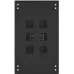 Шкаф серверный NTSS Премиум (NTSS-R42U80100PD/PDD-BL) напольный 42U 800x1000мм пер.дв.перфор. металл 900кг серый 910мм 160кг 1987мм IP20 сталь