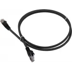 Патч-корд Lanmaster LAN-PC45/U5E-1.0-BK UTP RJ-45 вил.-вилка RJ-45 кат.5E 1м черный LSZH