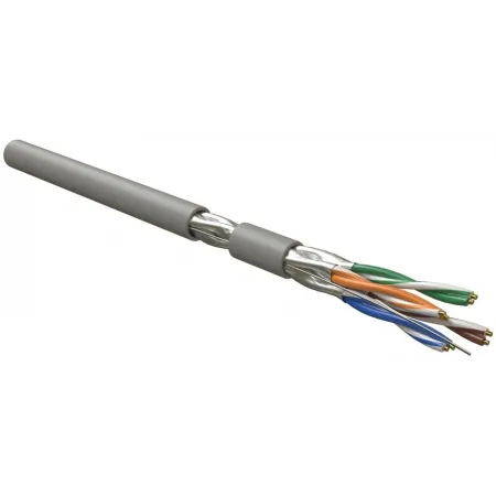Кабель информационный Hyperline UFTP4R-C6A-S23-IN-LSLTX-GY-305 кат.6A U/FTP 4 пары 23AWG нг(А)-LSLTx внутренний 305м серый