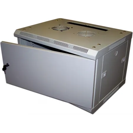 Шкаф коммутационный Lanmaster (TWT-CBW2-18U-6X4-M) настенный 18U 600x450мм пер.дв.металл 60кг серый Шкаф коммутационный Lanmaster (TWT-CBW2-18U-6X4-M) настенный 18U 600x450мм пер.дв.металл 60кг серый