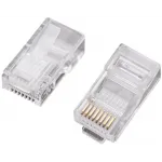 Коннектор Rexant (05-1021) UTP кат.5E RJ45 прозрачный