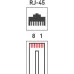 Коннектор Rexant (05-1021) UTP кат.5E RJ45 прозрачный