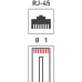Коннектор PROconnect (05-1021-3) кат.5E RJ45 прозрачный