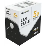 Кабель информационный PROconnect 01-0152 кат.5E F/UTP 4 пары 24AWG PVC внутренний 305м серый