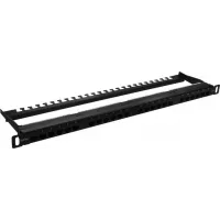 Патч-панель Suprlan 10-0404 19" 0,5U 24xRJ45 кат.5E UTP